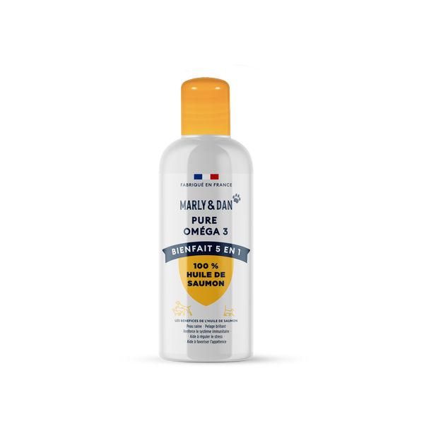 Huile de Saumon pour chien & chat 100ml