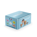 Coffret de Noël bleu pour chien