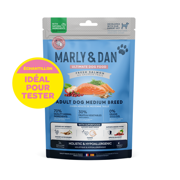 Echantillon de Croquettes Chien Adulte de Moyenne Taille