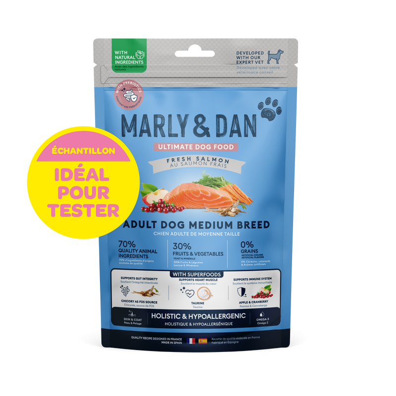 Echantillon de Croquettes Chien Adulte de Moyenne Taille