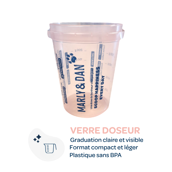 Verre doseur gradué Marly & Dan