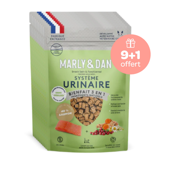 Friandises Urinaire pour chat 9+1