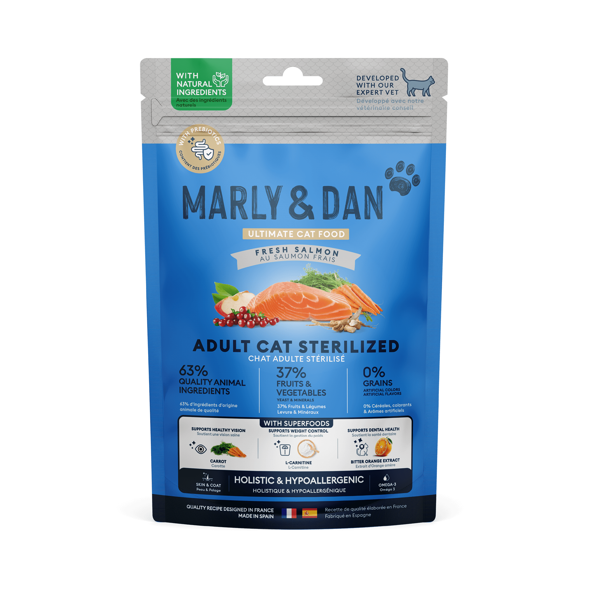 Échantillon de Croquettes pour Chat adulte stérilisé