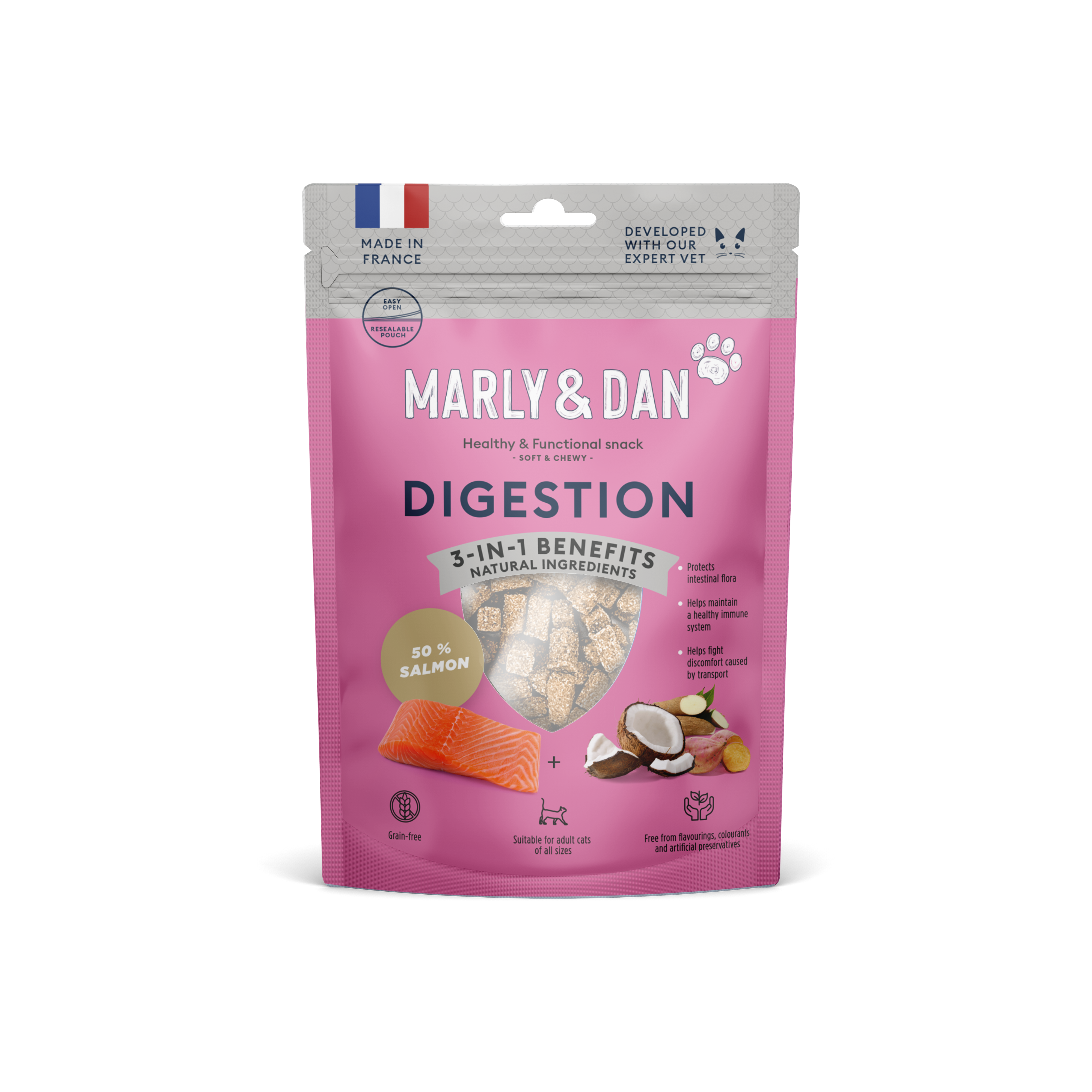 Friandises Digestion pour Chat Pack Anglais