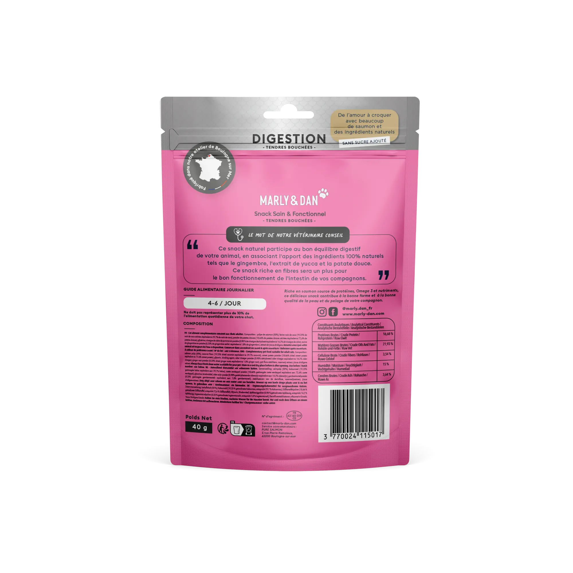 Friandises Digestion pour Chat