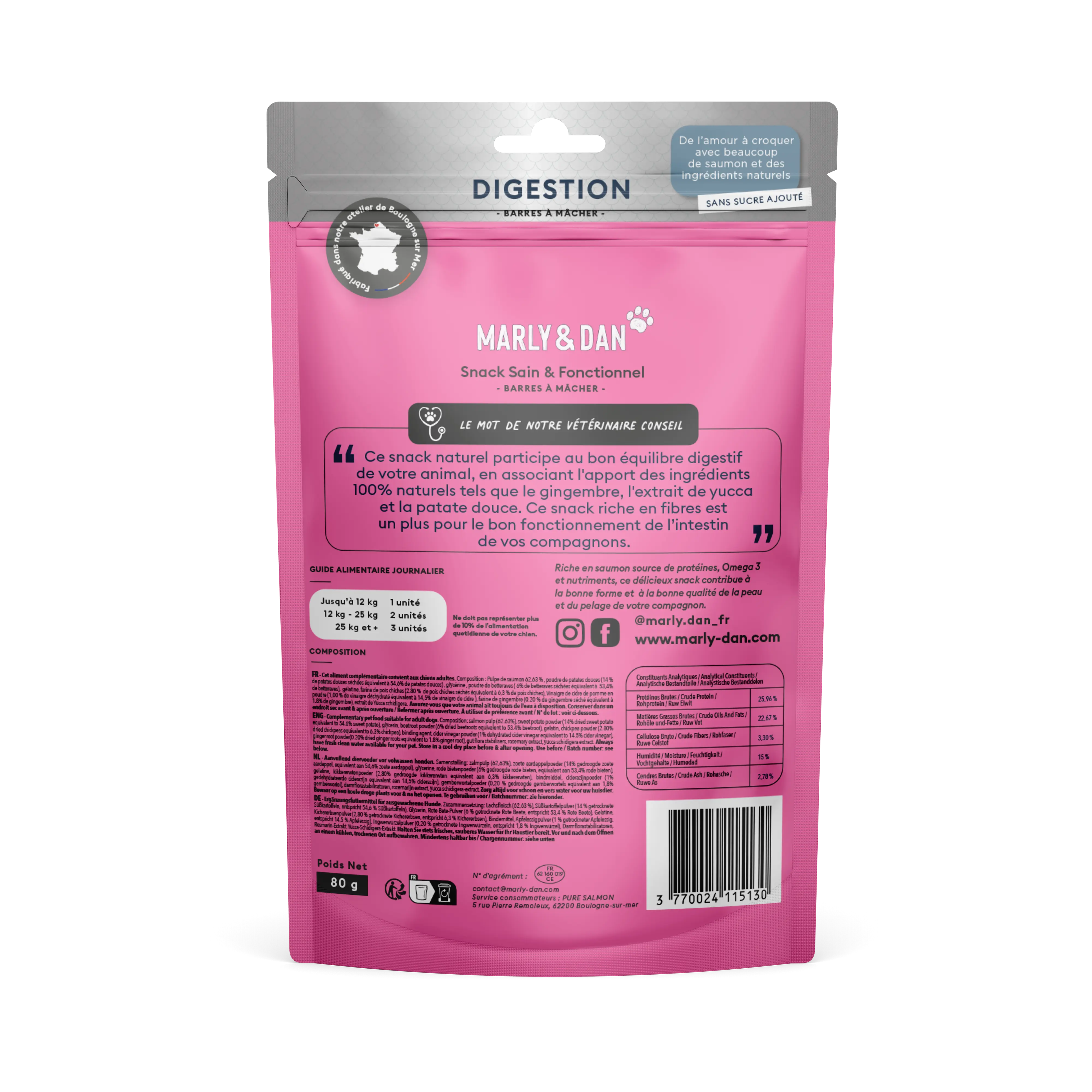 Friandises Digestion pour Chien