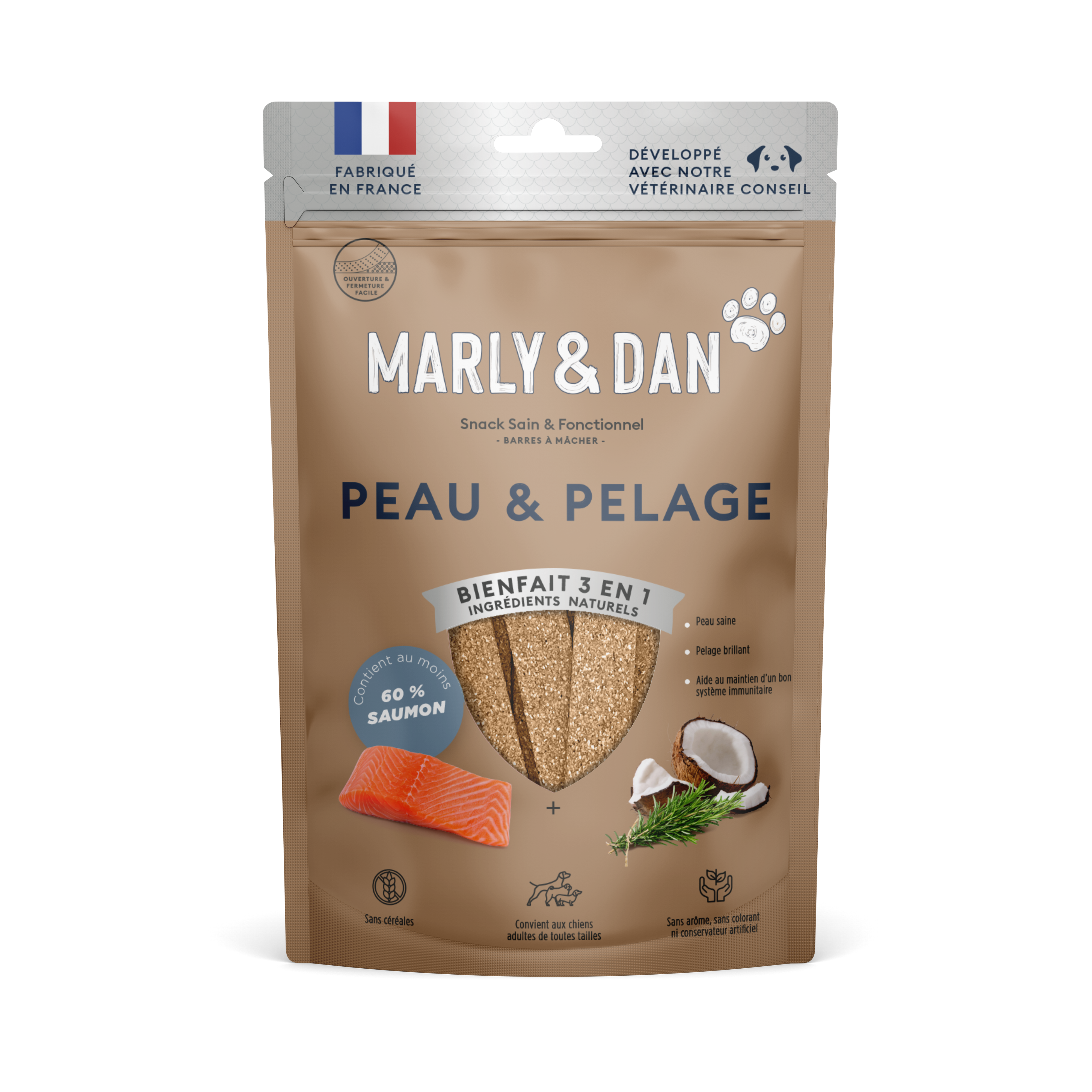 Friandises Peau & Pelage pour Chien
