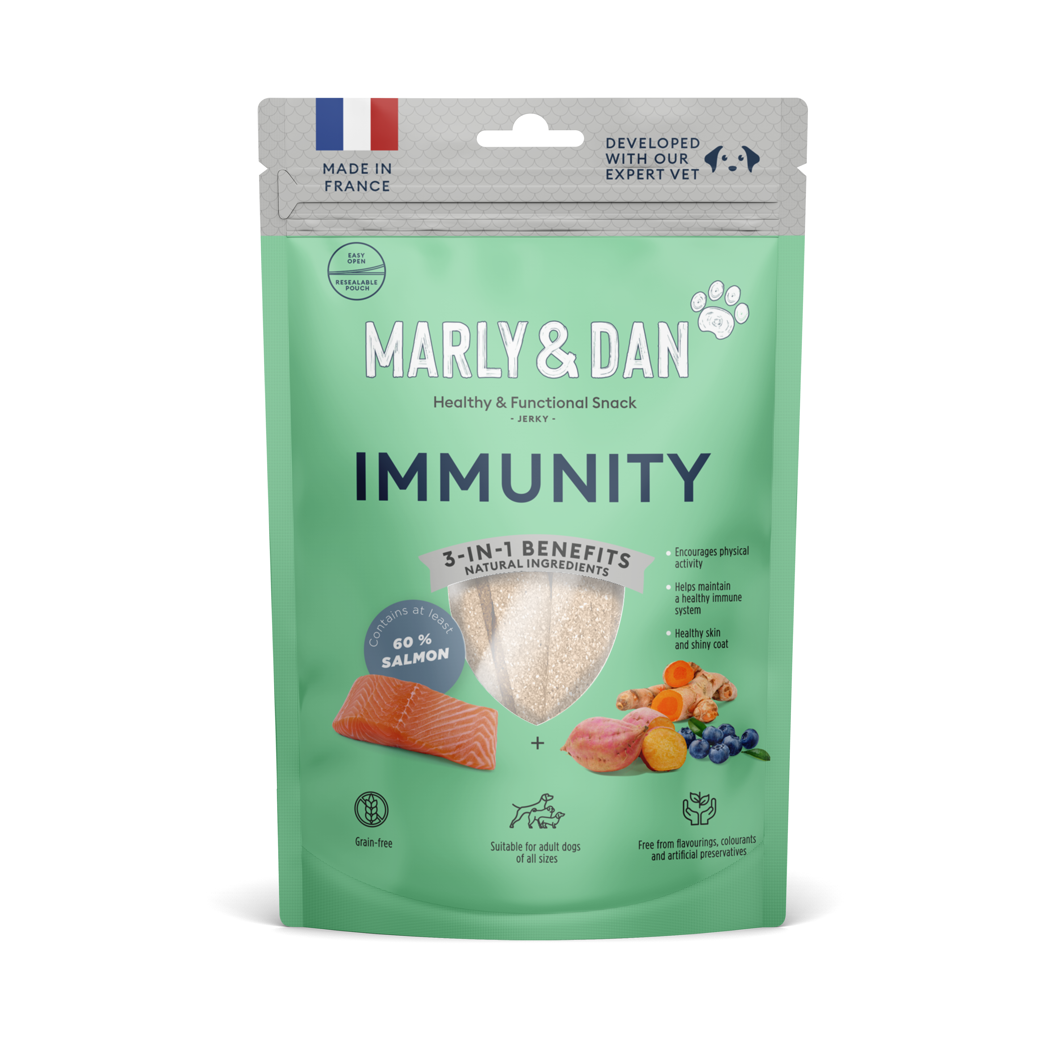 Friandises Immunity / Immunité pour Chien Pack anglais