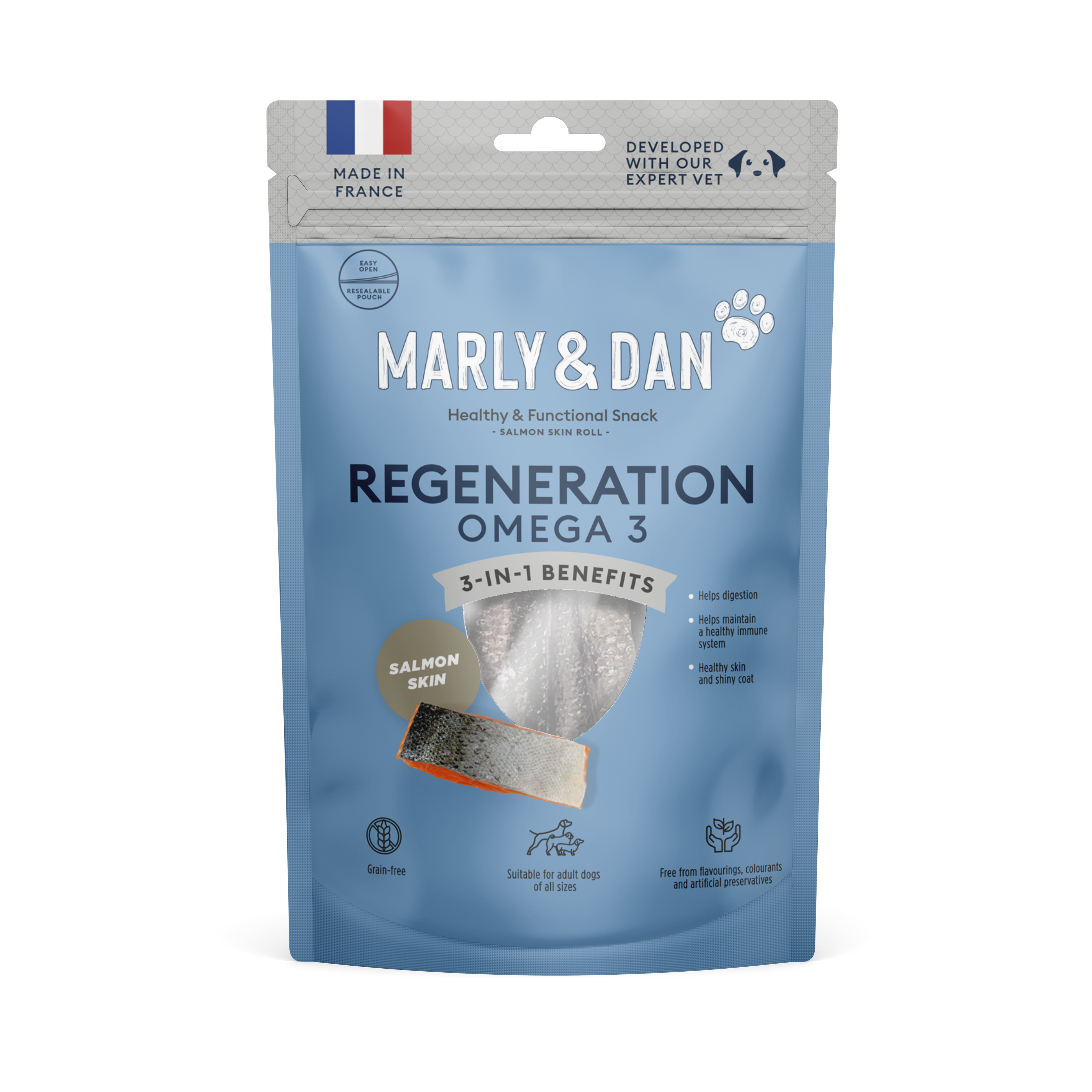 Peaux de Saumon Regeneration/Régénération pour chien