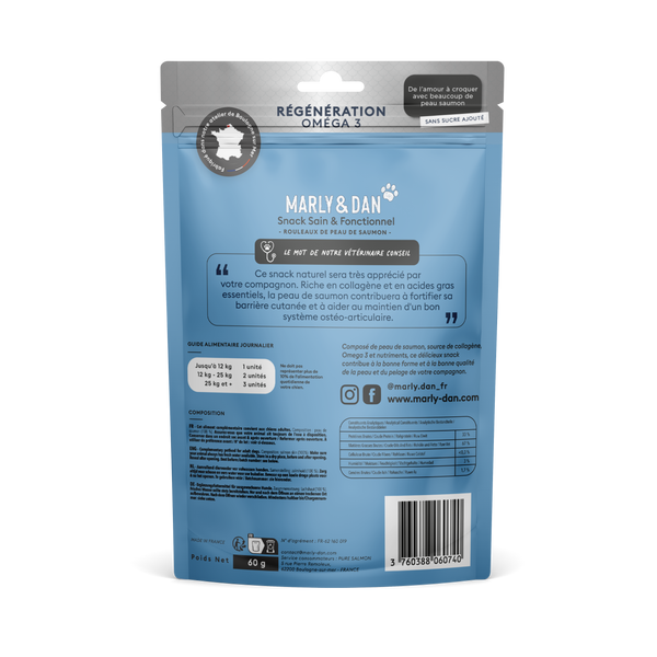 Lachshaut Omega-3-Regeneration für Hunde