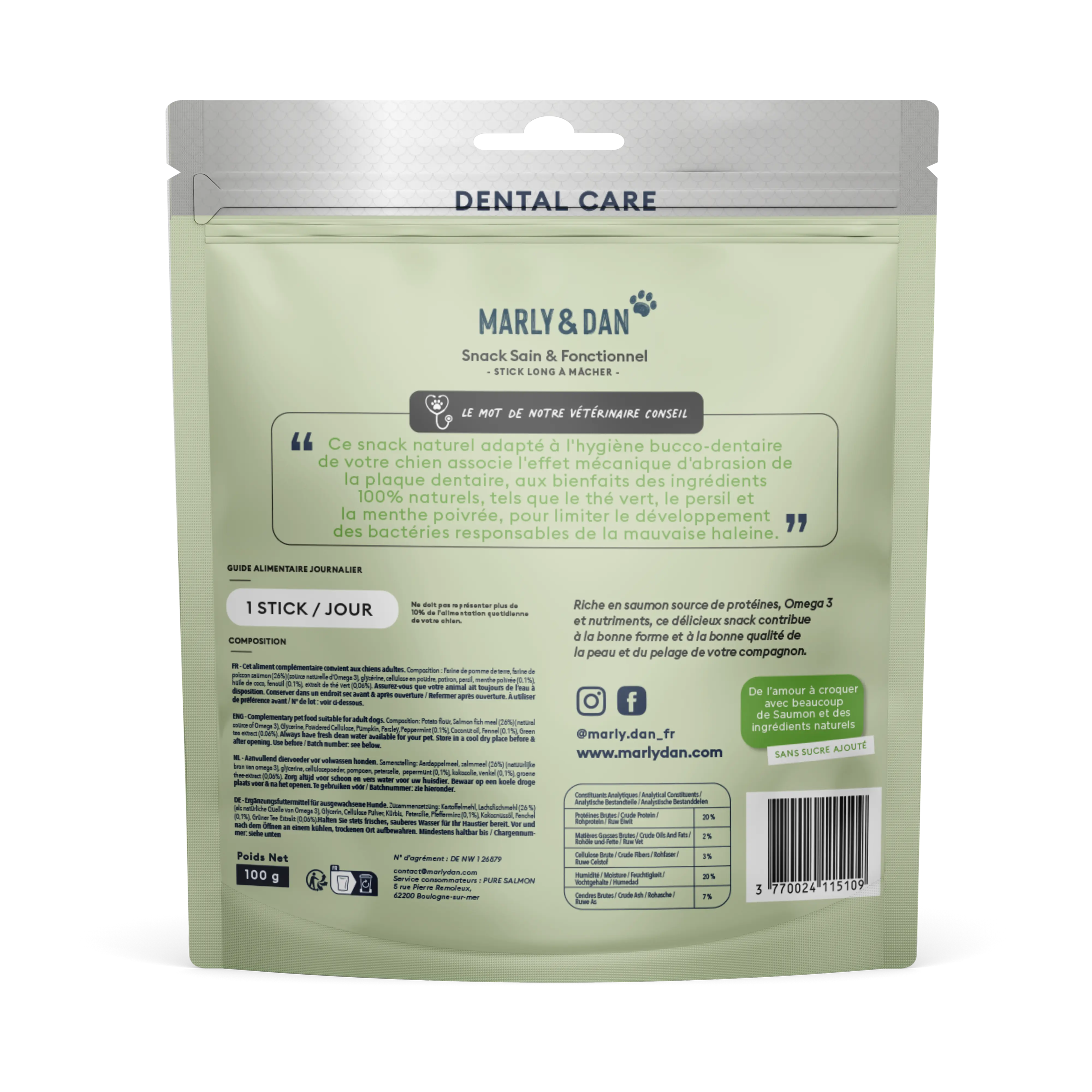 Dental S chien 7 Sticks