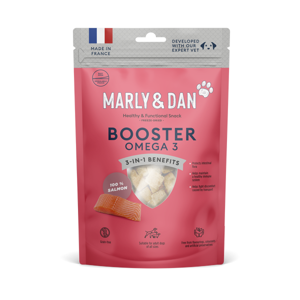 Peau & Pelage 100% saumon I Booster I pour chien
