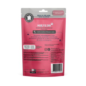 Peau & Pelage 100% saumon pour chien