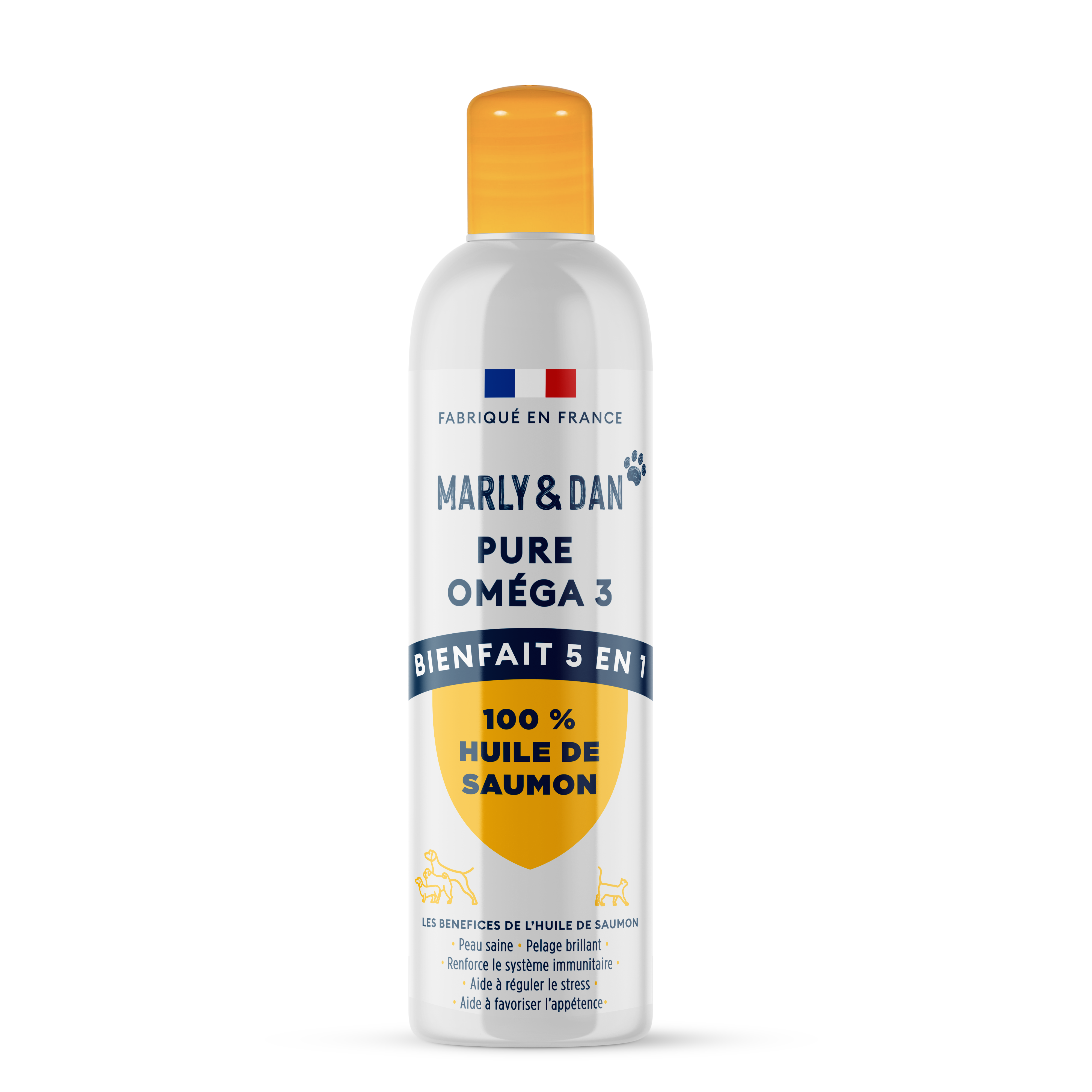 huile de saumon pour chien et chat 250ml
