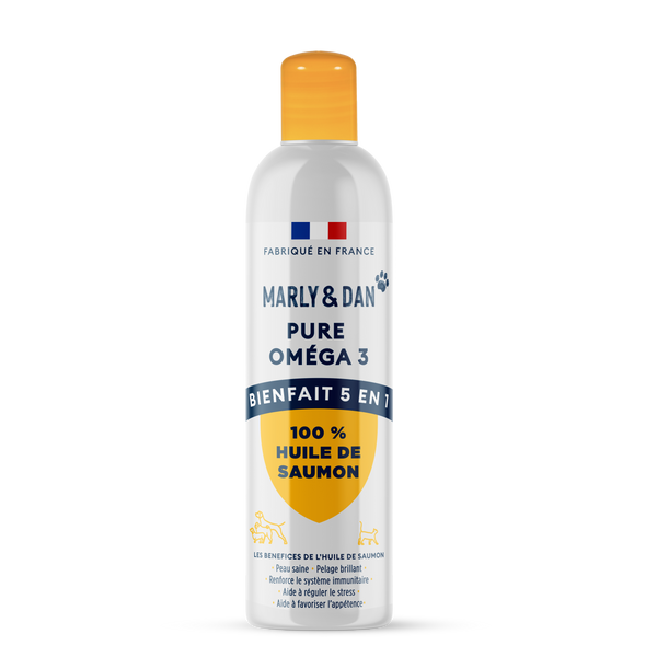 huile de saumon pour chien et chat 250ml