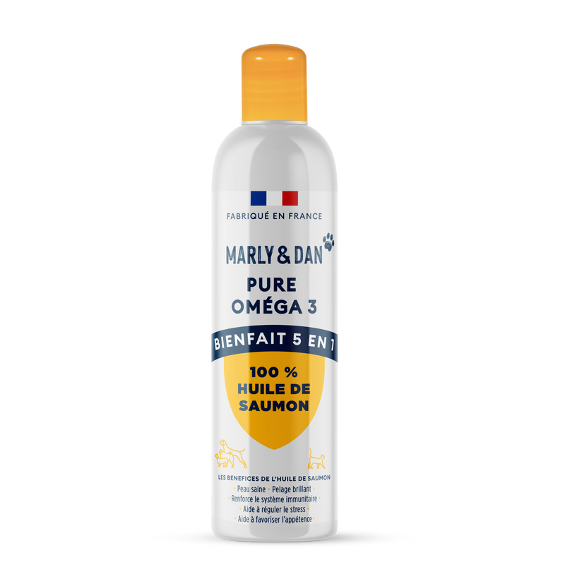 huile de saumon pour chien et chat 250ml