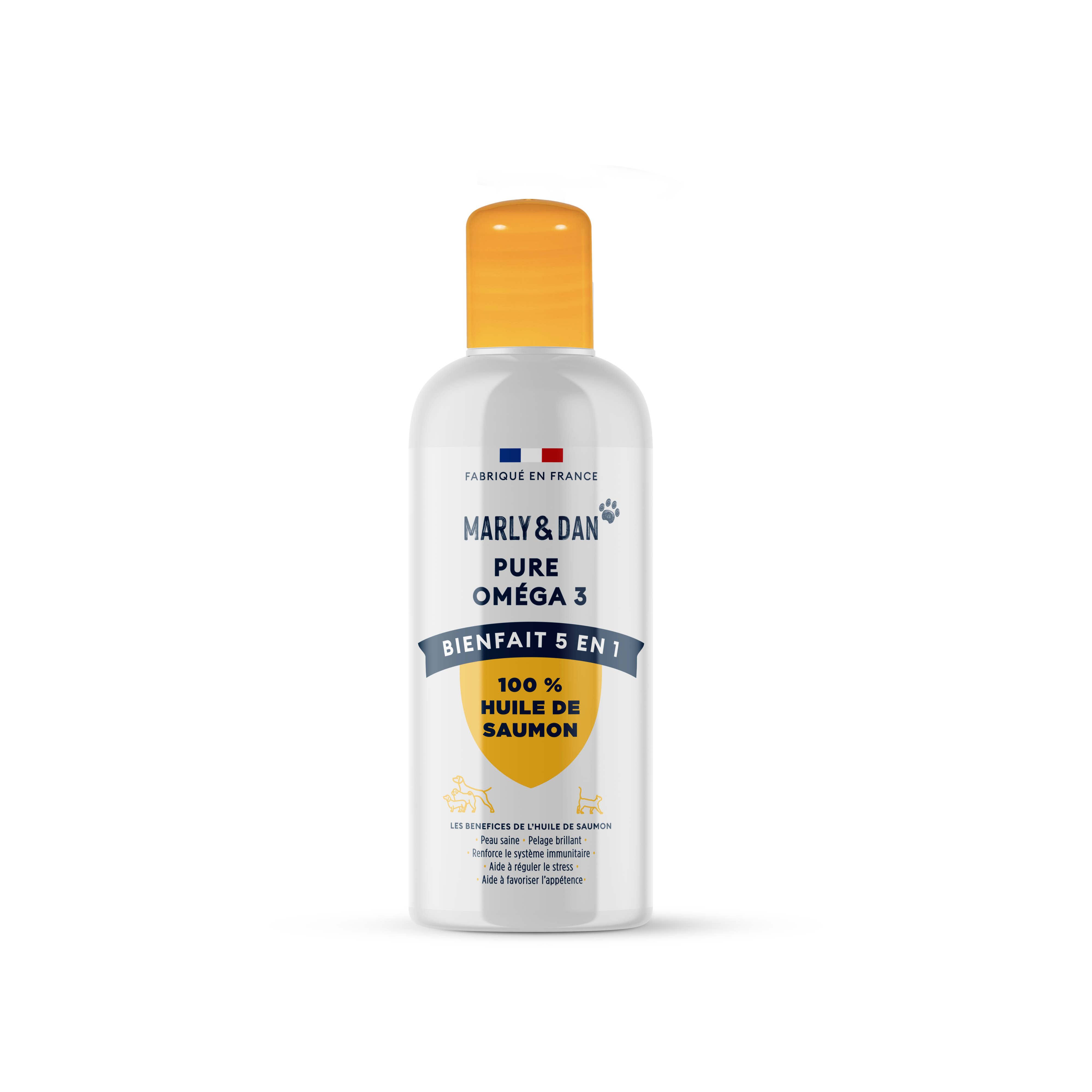 Huile de Saumon pour chien & chat 100ml