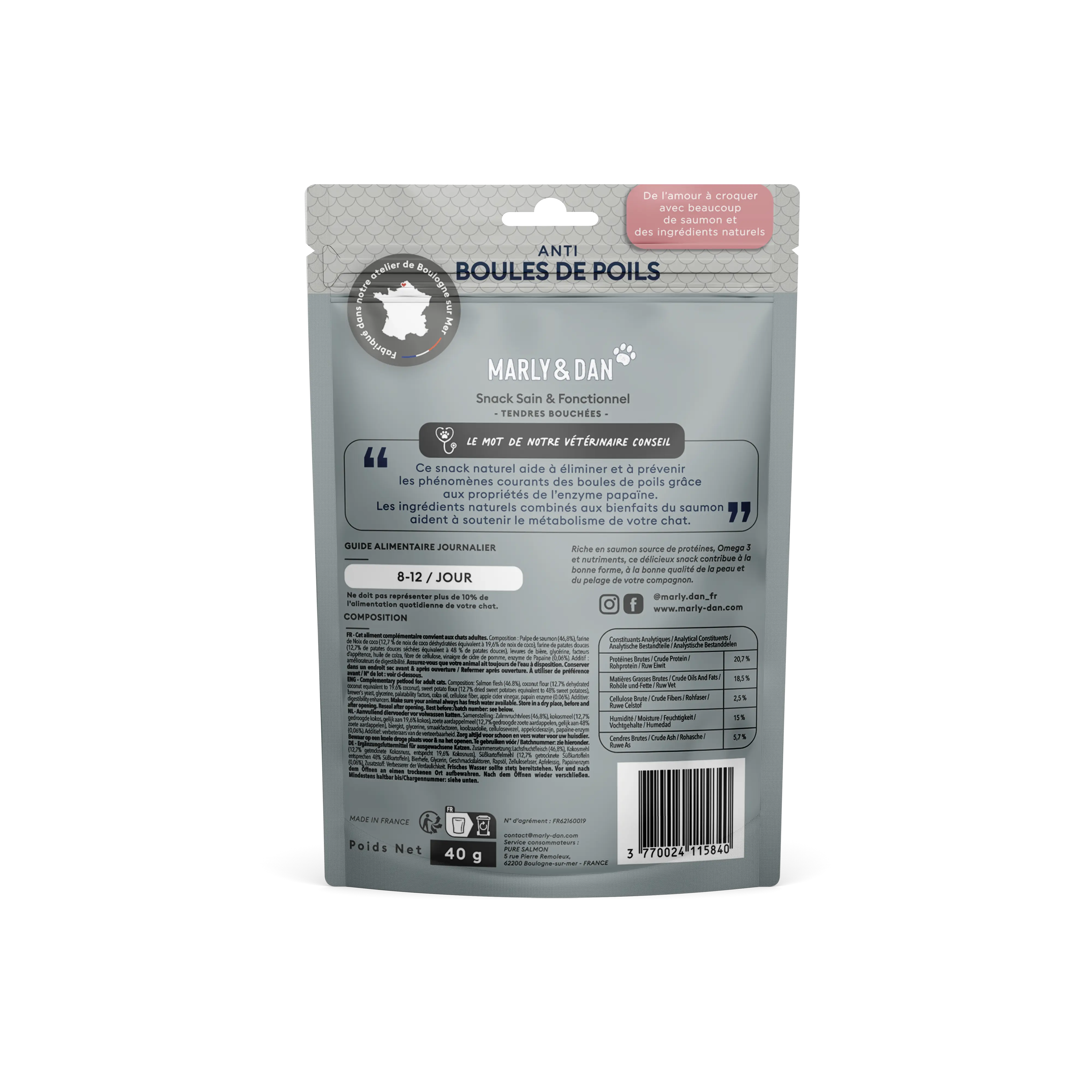 Friandises anti-Boules de Poils pour chat