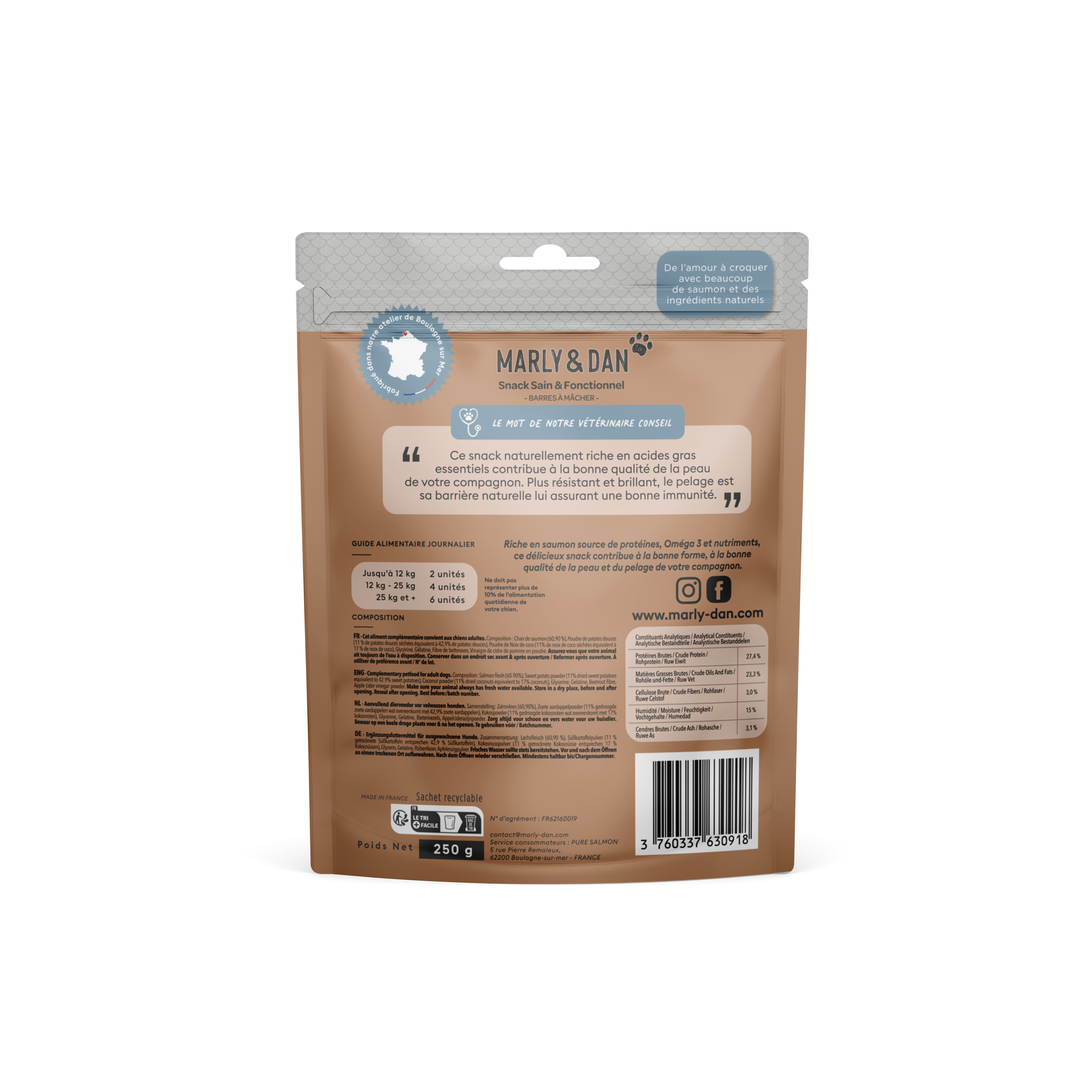 Bouchées gourmandes Peau & Pelage Pack Plaisir Chien
