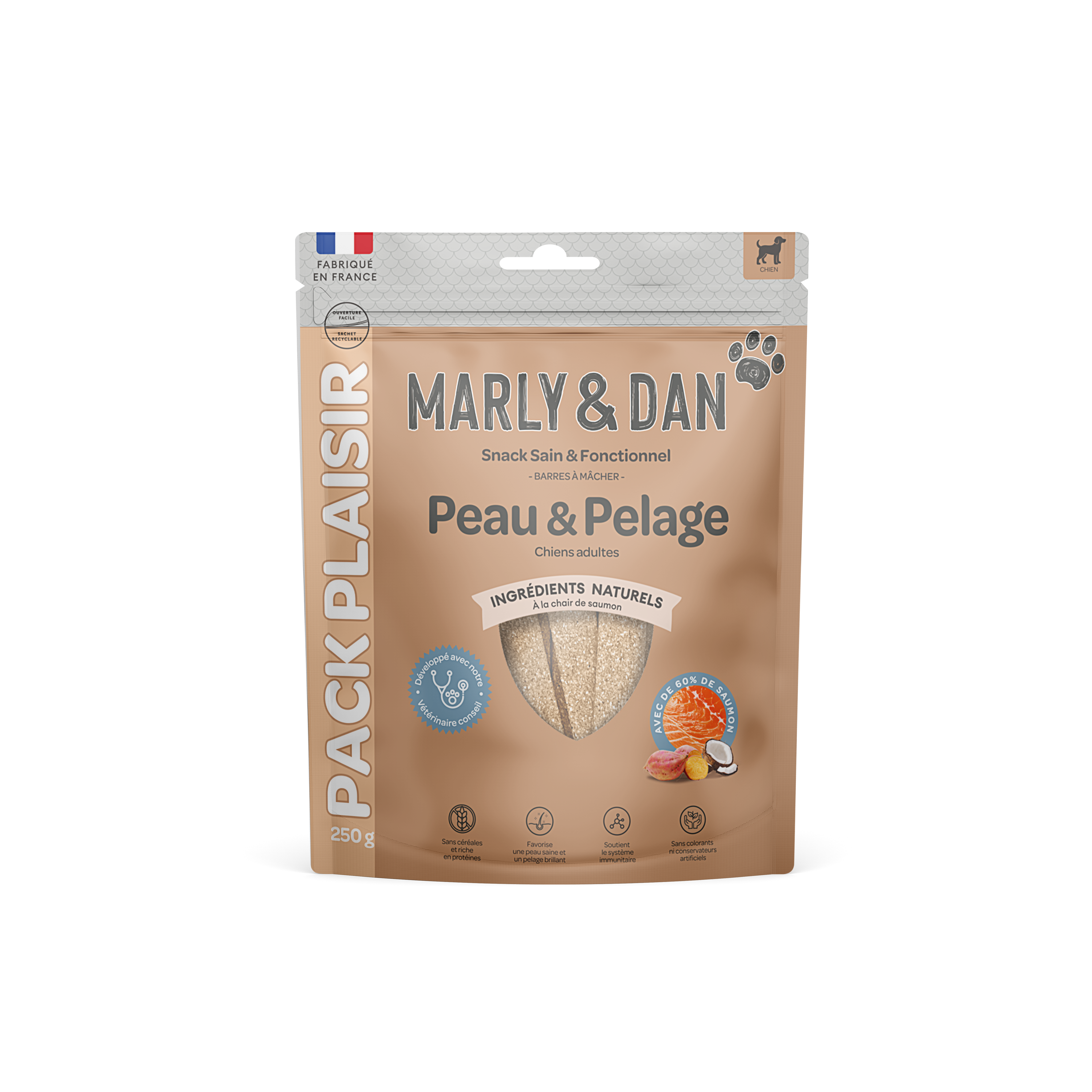 Bouchées gourmandes Peau & Pelage Pack Plaisir Chien