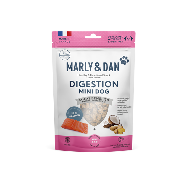 Friandises Digestion Mini Chien Pack anglais