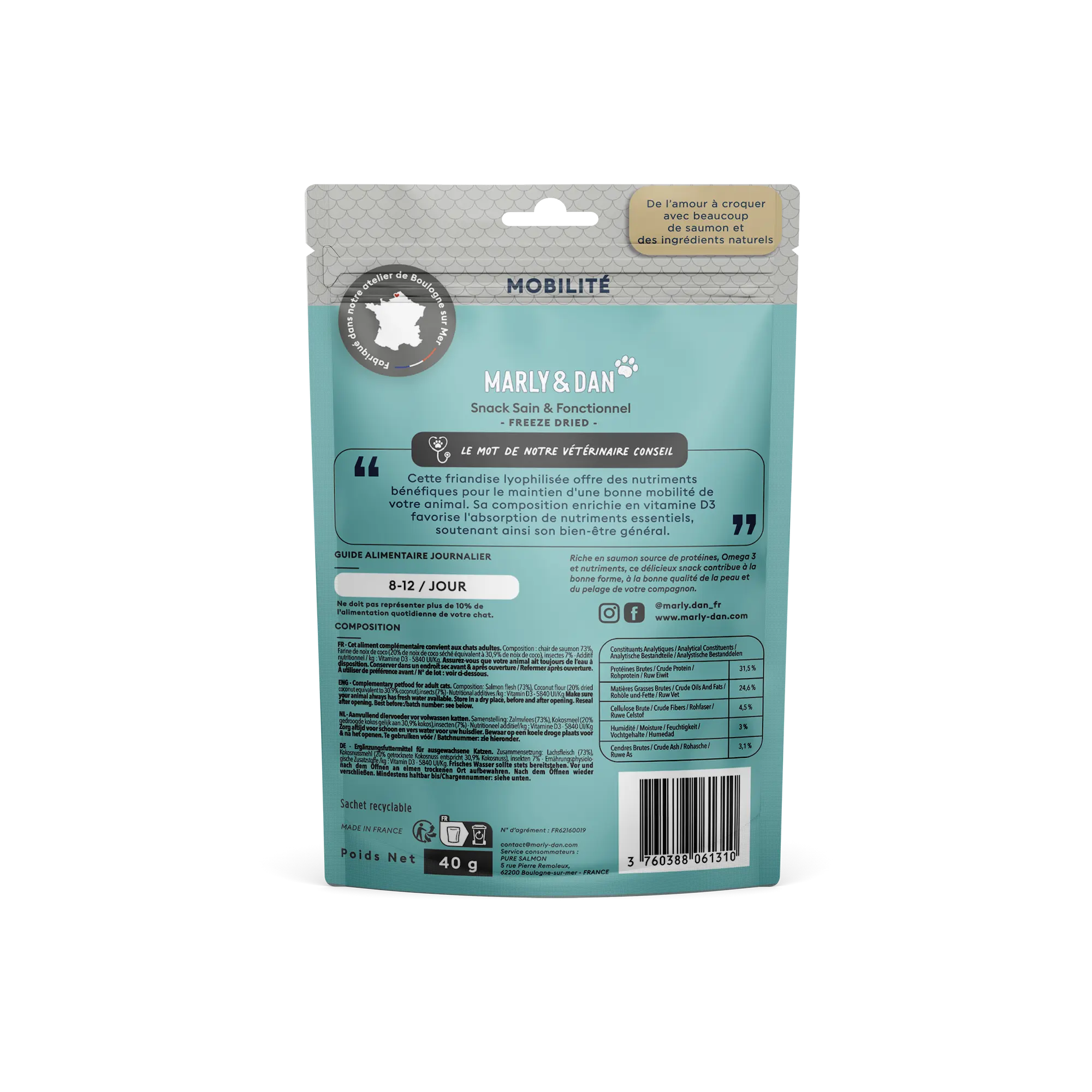 Friandises Mobilité pour chat