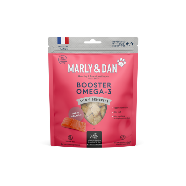 Salmon treats for dog