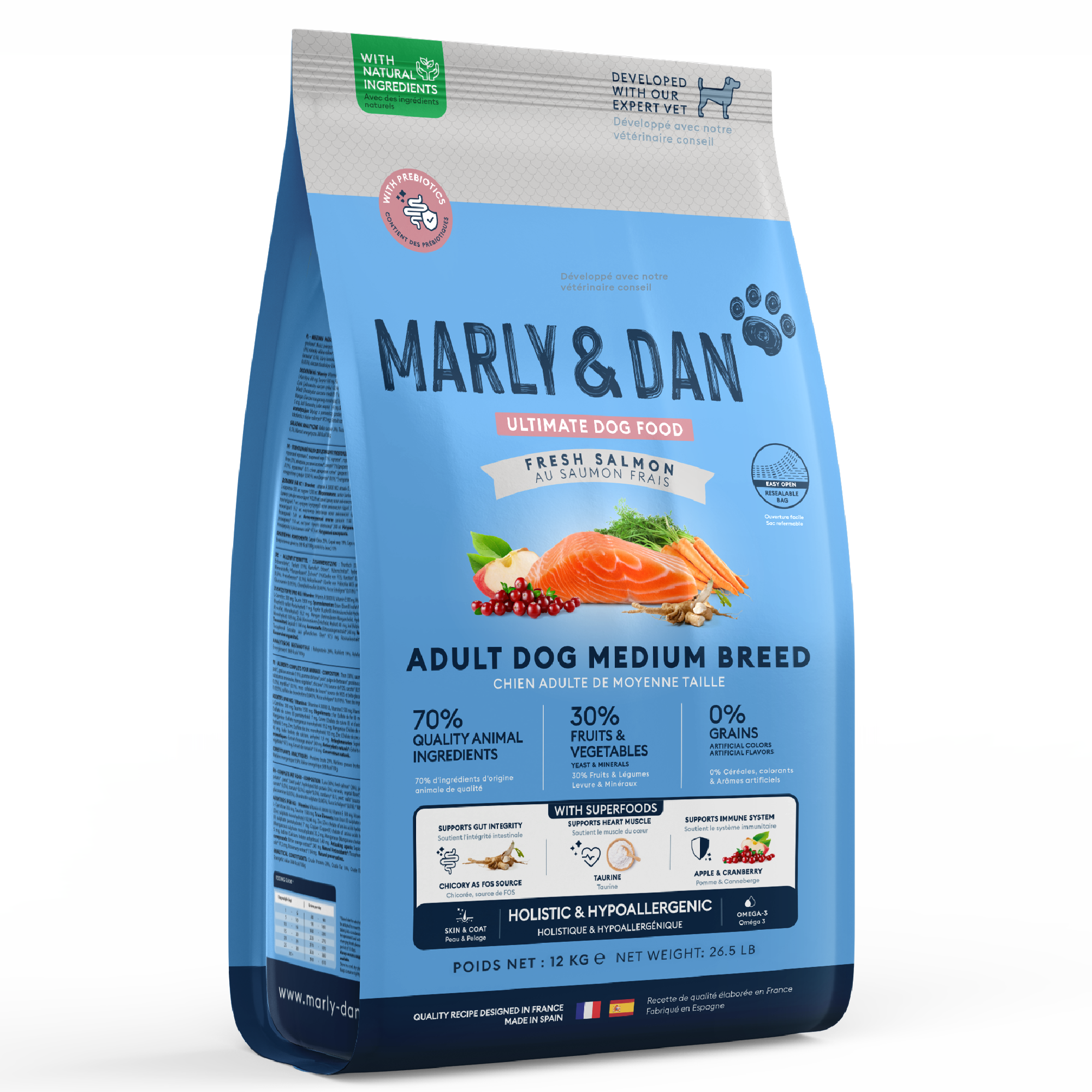 Croquettes Chien Adulte de Moyenne Taille