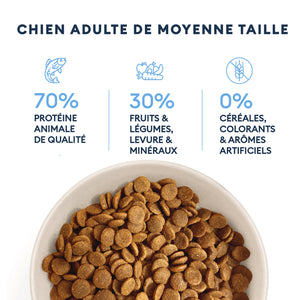 Croquettes Chien Adulte de Moyenne Taille