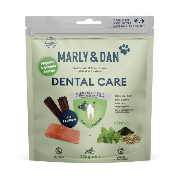 Dental stick for medium and large dogs