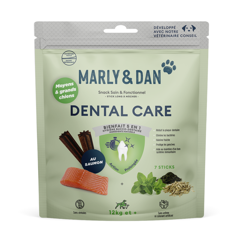 Dental M - L per cani 7 bastoncini dentali