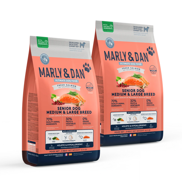 Le 2ème à -40% : Croquettes Chien Senior Moyen & Grand 3kg